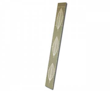 De houtwereld houten groeimeter jungle blad groen kinderkamer