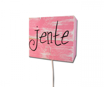 In de wijde wereld lamp naam roze 0