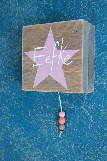 Muziekdoosje roze ster eefke1